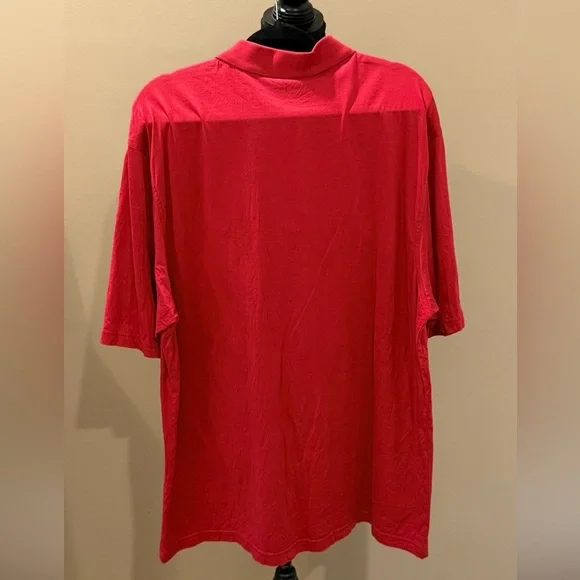 Men’s MASTERS Amen Corner Pima cotton red golf polo- Size XL - Picture 3 of 5